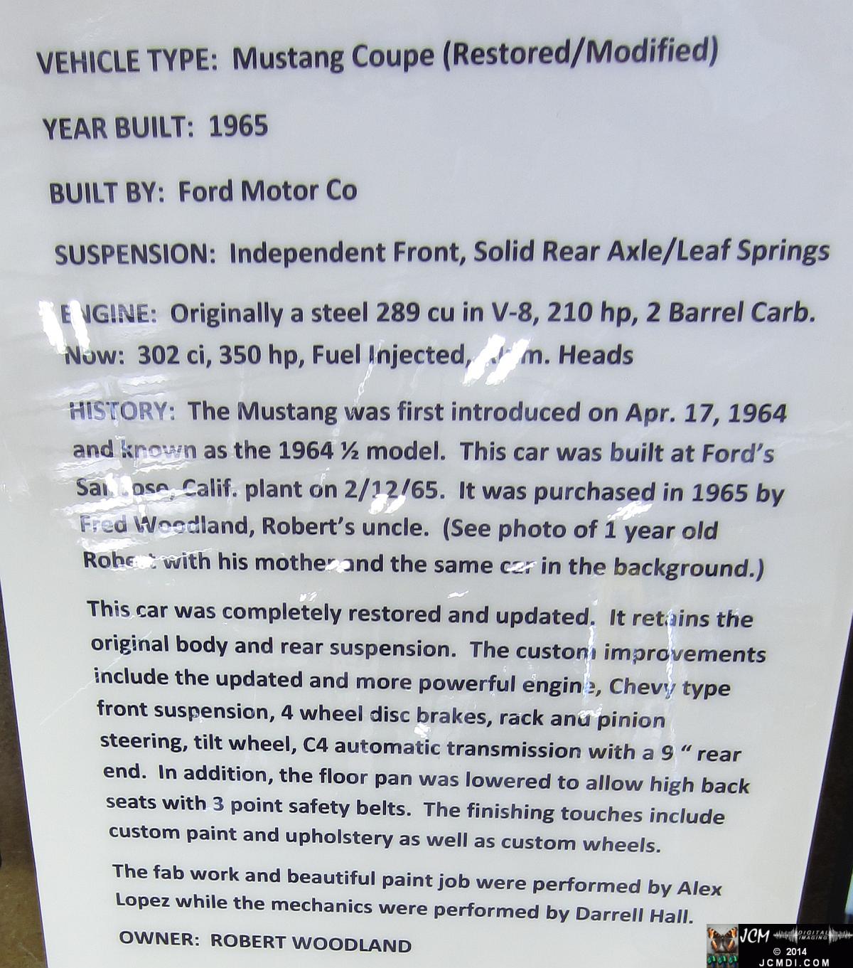 Estrella Warbird Museum Paso Robles 1965 Ford Mustang